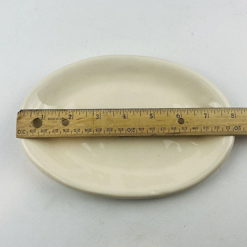 Rae Dunn Camembert Cheese Oval Appetizer Plate‎ 8
